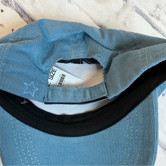 NWT woman’s Jenni corduroy chambray colored adjustable cotton baseball hat - Picture 3 of 4